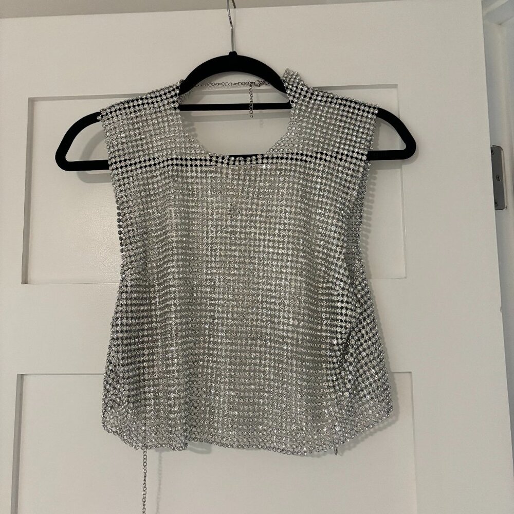12th Tribe Rhinestone tank
